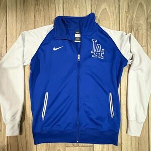 Nike LA Royal blue and white zip up jacket